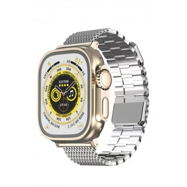 Mey İthalat®   Watch 38mm Ascend Metal Kordon - Gümüş