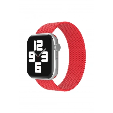 Mey İthalat® Watch 38mm Ayarlı Solo Silikon Kordon - Kırmızı