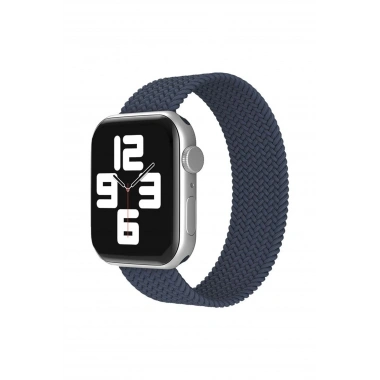 Mey İthalat® Watch 38mm Ayarlı Solo Silikon Kordon - Lacivert