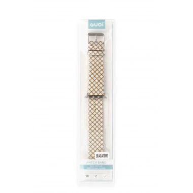 Mey İthalat® Watch 38mm Karo Motif Kordon - Mavi