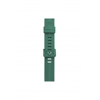 Mey İthalat® Watch 38mm KR408 Çizgili Silikon Kordon - Yeşil