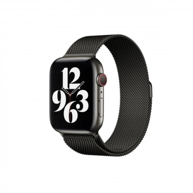 Mey İthalat® Watch 38mm Metal Mıknatıslı Kordon - Siyah