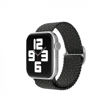 Mey İthalat®   Watch 38mm Star Kordon - Benekli Siyah