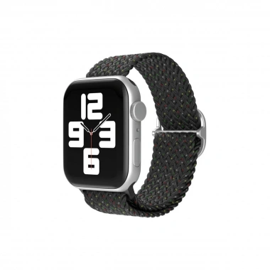 Mey İthalat®   Watch 38mm Star Kordon - Benekli Siyah
