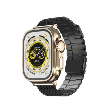 Mey İthalat®   Watch 42mm Ascend Metal Kordon - Siyah
