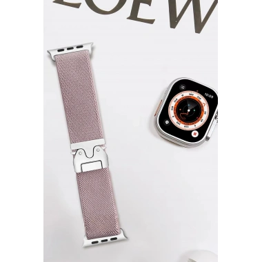 Mey İthalat® Watch 42mm Forest Kumaş Kordon - Lila