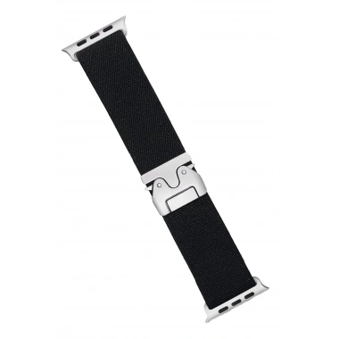 Mey İthalat®   Watch 42mm Forest Kumaş Kordon - Siyah