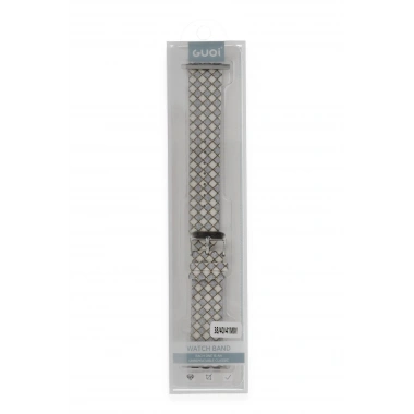 Mey İthalat®   Watch 42mm Karo Motif Kordon - Lila