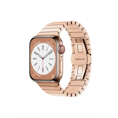 Mey İthalat®   Watch 42mm KR413 Fine Steel Kordon - Rose