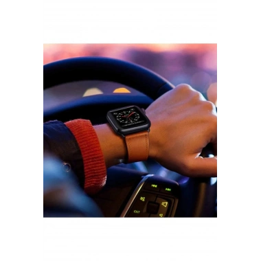 Mey İthalat® Watch 42mm KR415 Luaz Deri Kordon - Kahverengi