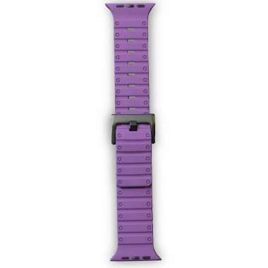 Mey İthalat® Watch 42mm Magnus Mıknatıslı Silikon Kordon - Mor