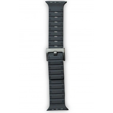 Mey İthalat® Watch 42mm Magnus Mıknatıslı Silikon Kordon - Siyah