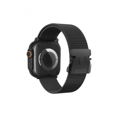 Mey İthalat®   Watch 42mm Milano Metal Kordon - Siyah