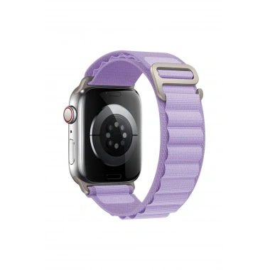 Mey İthalat® Watch 42mm Mountain Kordon - Lila