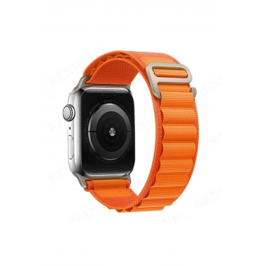 Mey İthalat® Watch 42mm Mountain Kordon - Turuncu