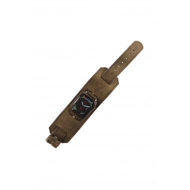 Mey İthalat® Watch 42mm NL17 Deri Kordon - Kahverengi