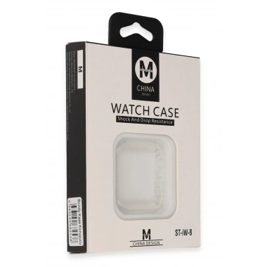 Mey İthalat® Watch 45mm Bondy Kasa Koruyucu - Beyaz