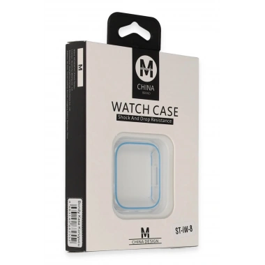 Mey İthalat®  Watch 45mm Bondy Kasa Koruyucu - Mavi