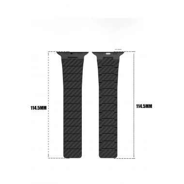 Mey İthalat®  Watch 45mm Carbon Steel Kordon - Yıldız Işığı