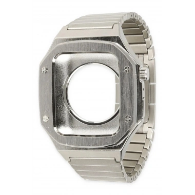Mey İthalat® Watch 45mm KR409 Metal Kordon - Gümüş