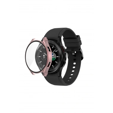 Mey İthalat®  Watch 5 44mm Wall Camlı Kasa Ekran Koruyucu - Rose Gold