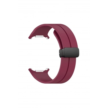 Mey İthalat® Watch 7 Ultra KR418 Tender Silikon Kordon - Bordo