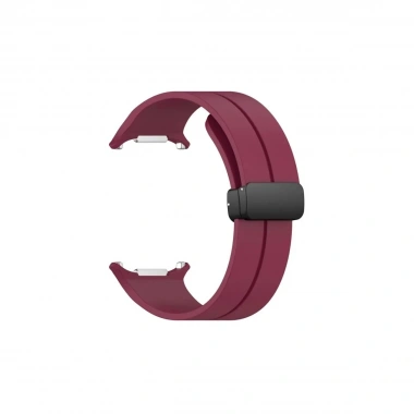 Mey İthalat® Watch 7 Ultra KR418 Tender Silikon Kordon - Bordo