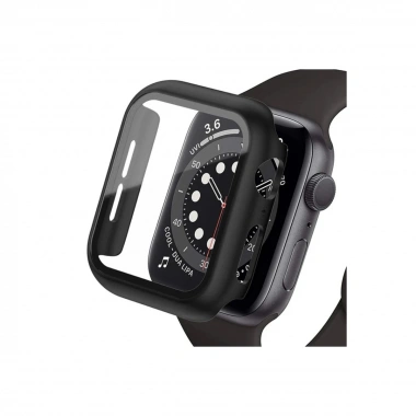 Mey İthalat® Watch Ultra 49mm Camlı Kasa Ekran Koruyucu - Siyah