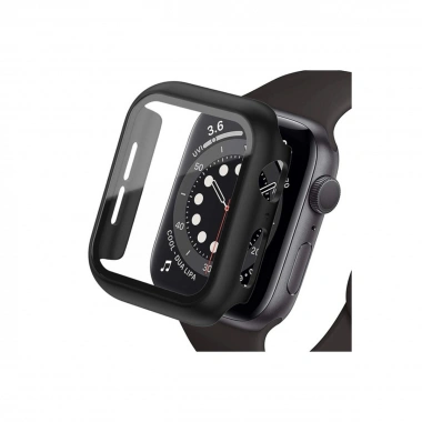 Mey İthalat® Watch Ultra 49mm Camlı Kasa Ekran Koruyucu - Siyah