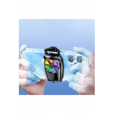 Mey İthalat®  X110 Radyatör Telefon Soğutucu Fan - Siyah