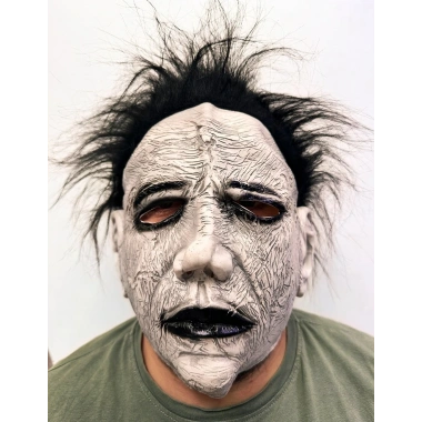 Michael Myers Siyah Saçlı Yüz Maskesi