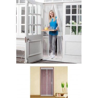 Mıknatıslı Kapı Sinekliği Tül Perde 105 x 205 cm (5468)