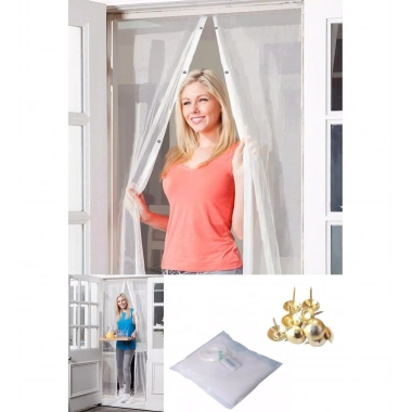 Mıknatıslı Kapı Sinekliği Tül Perde 105 x 205 cm (5468)