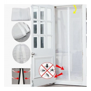 Mıknatıslı Kapı Sinekliği Tül Perde 105 x 210 cm (5468)