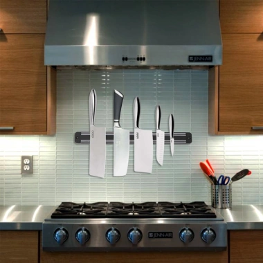 Mıknatıslı Paslanmaz Duvar Bıçak Askısı Standı 33 Cm Aparat (5468)