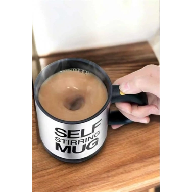 Mikser Kupa Yazılı Mug Bardak Karıştırma Özelliği