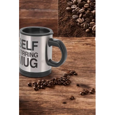 Mikser Kupa Yazılı Mug Bardak Karıştırma Özelliği