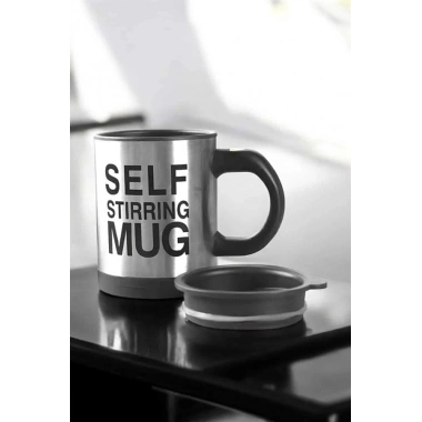 Mikser Kupa Yazılı Mug Bardak Karıştırma Özelliği