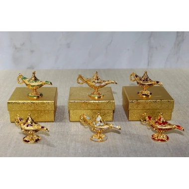 Mineli Metal Alaaddin Lambası Model 2