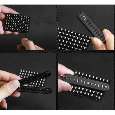 Mini Anahtarlık, Çanta, Araba İçin Çok Amaçlı Numaratör