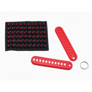 Mini Anahtarlık, Çanta, Araba İçin Çok Amaçlı Numaratör (5468)