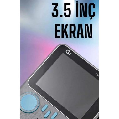 Mini Atari El Atarisi 3.5 inç Ekran Çift Konsol 666 Adet Retro Oyun Gameboy El Atarisi