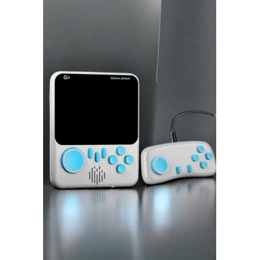 Mini Atari El Atarisi 3.5 inç Ekran Çift Konsol 666 Adet Retro Oyun Gameboy El Atarisi