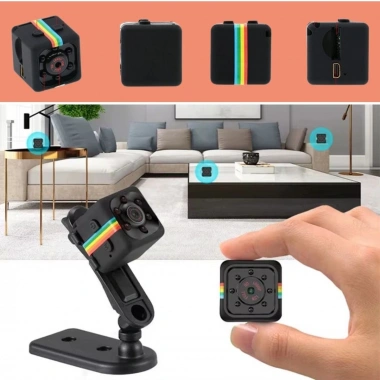 Mini Boy Küp Tipi Gece Görüşlü HD Kaliteli Güvenlik Kamerası (5468)