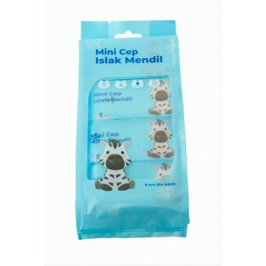 Mini Cep Islak Mendil 64 Adet