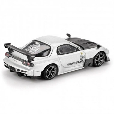 Mini GT 1/64 Mazda RX-7 RE-Amemiya Silver Metallic