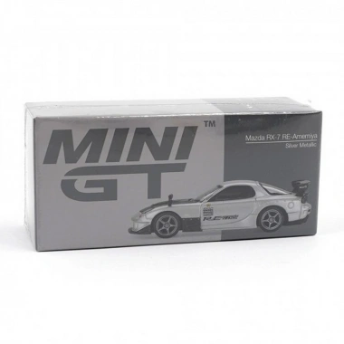 Mini GT 1/64 Mazda RX-7 RE-Amemiya Silver Metallic