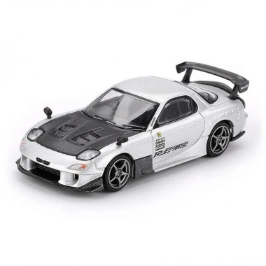 Mini GT 1/64 Mazda RX-7 RE-Amemiya Silver Metallic