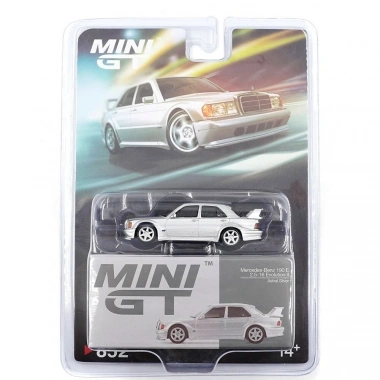 Mini GT 1/64 Mercedes-Benz 190E 2.5-16 Evolution II Astral Silver - Blister Paket
