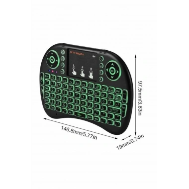 Mini Klavye Gaming Pc Playstation Ledli Mouse Rgb Mouse Bluetooth Usb